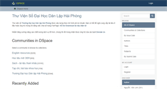 Desktop Screenshot of lib.hpu.edu.vn